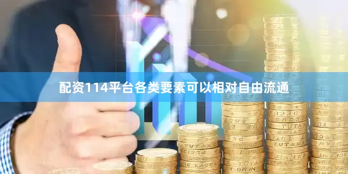 配资114平台各类要素可以相对自由流通